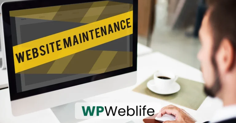WordPress website maintenance service ensuring security and speed optimization